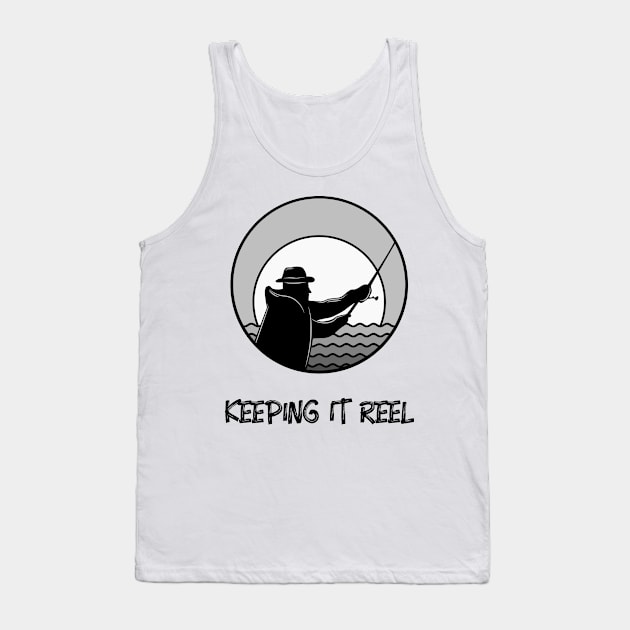 Keeping it Reel Fishing Tank Top by JoeyPTees